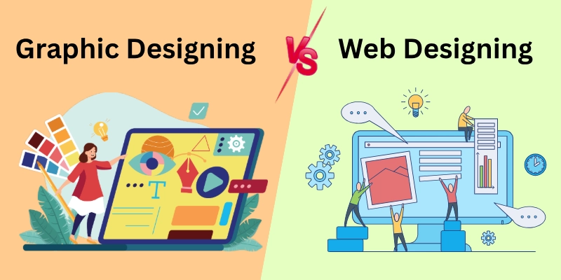 Graphic Designing vs Web Designing